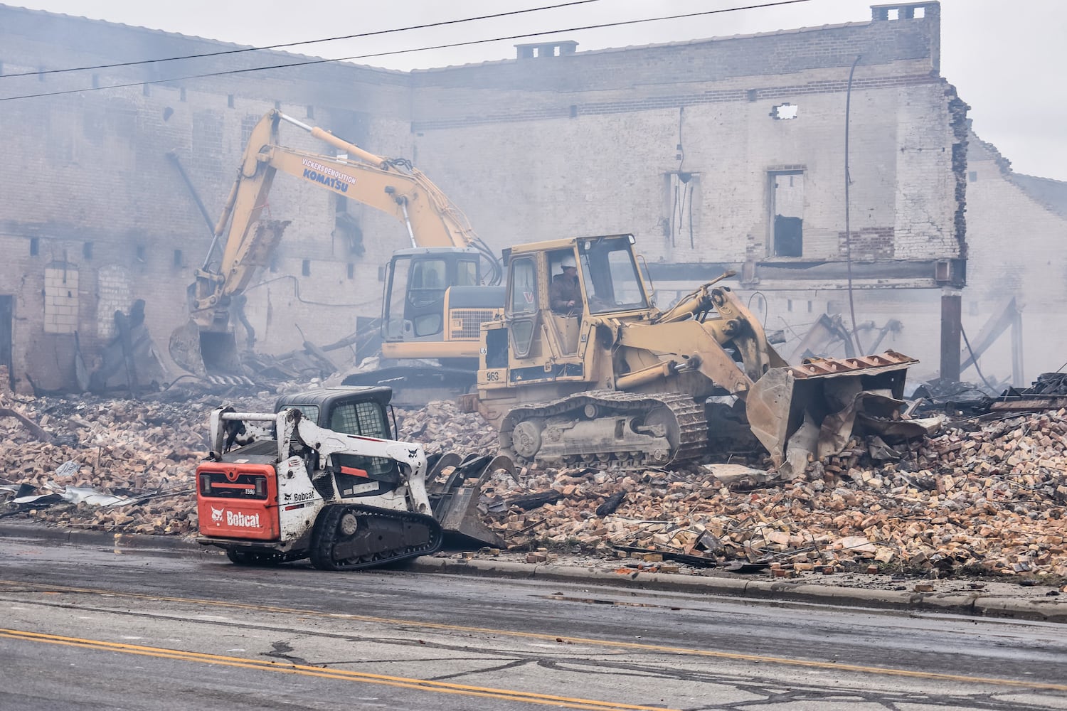 PHOTOS: Aftermath of huge New Year’s Day warehouse fire in Middletown