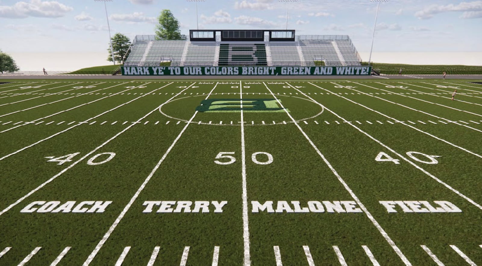 Badin High School's multi-sport facility will be called the Matandy SportsPlex and house Terry Malone Field, inside the Lanni Family Stadium. It will also include an 8-lane track and a nearby fully synthetic practice field. CONTRIBUTED