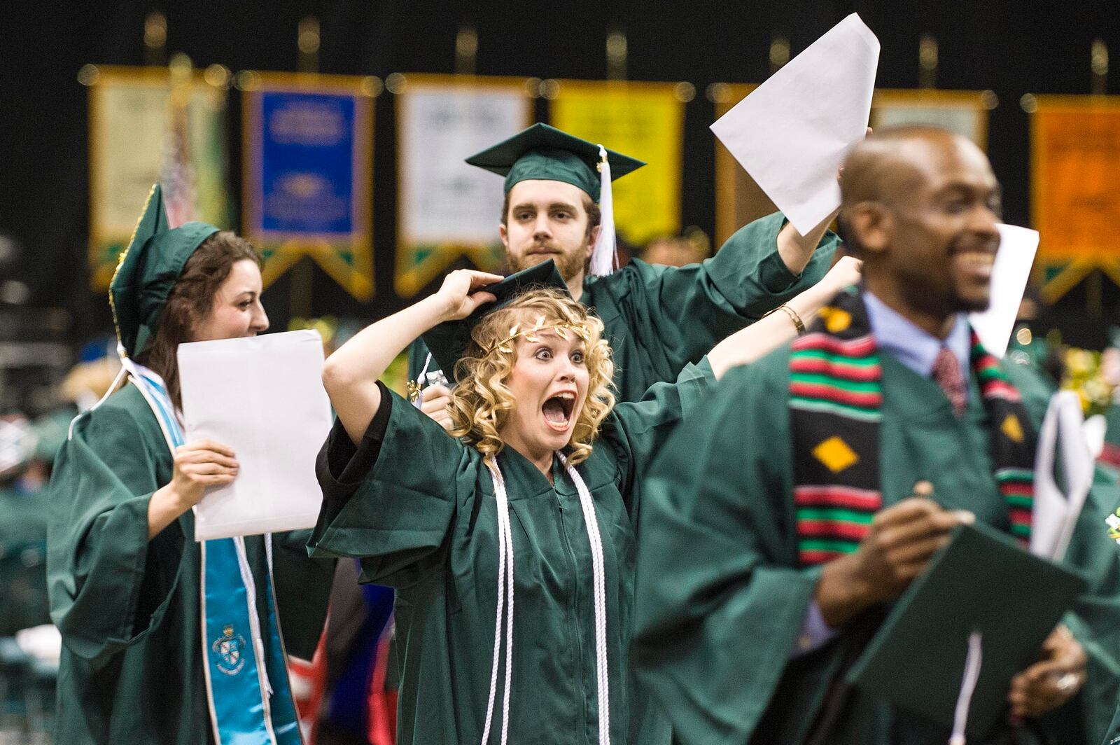 College graduates from both Wright State and UD left school with more in student loan debt than the state average, a recent study found.