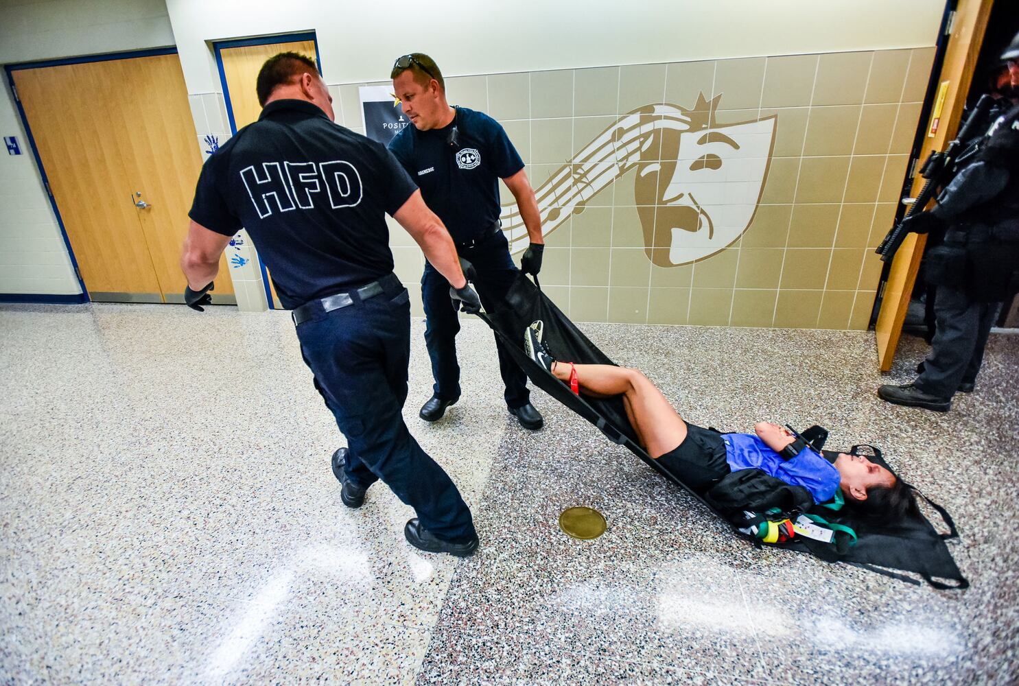 Hamilton police holds active shooter training at Hamilton High