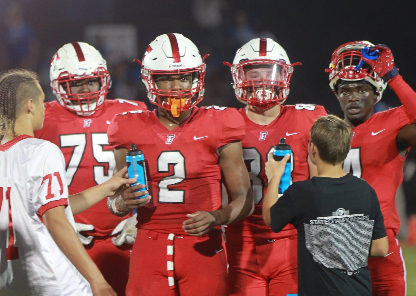 Fairfield senior QB Sawiaha Ellis (2) ranks No. 2 among GMC passing leaders. Fairfield defeated visiting Hamilton 34-27 in a Week 3 high school football game on Friday, Sept. 20, 2019. MARC PENDLETON / STAFF