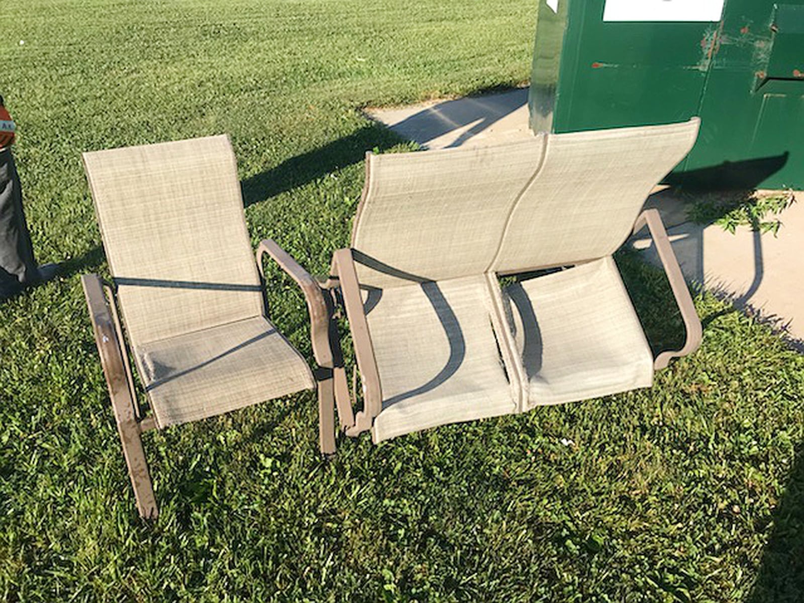 People have been dumping non-recycling items, including patio furniture, old mattresses and a couch, at the Shaffer’s Run Community Park in Fairfield Twp. 