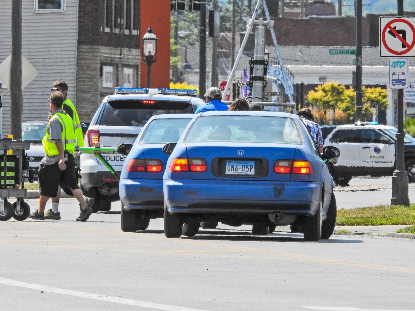 Scenes filmed in downtown Middletown for Hillbilly Elegy movie