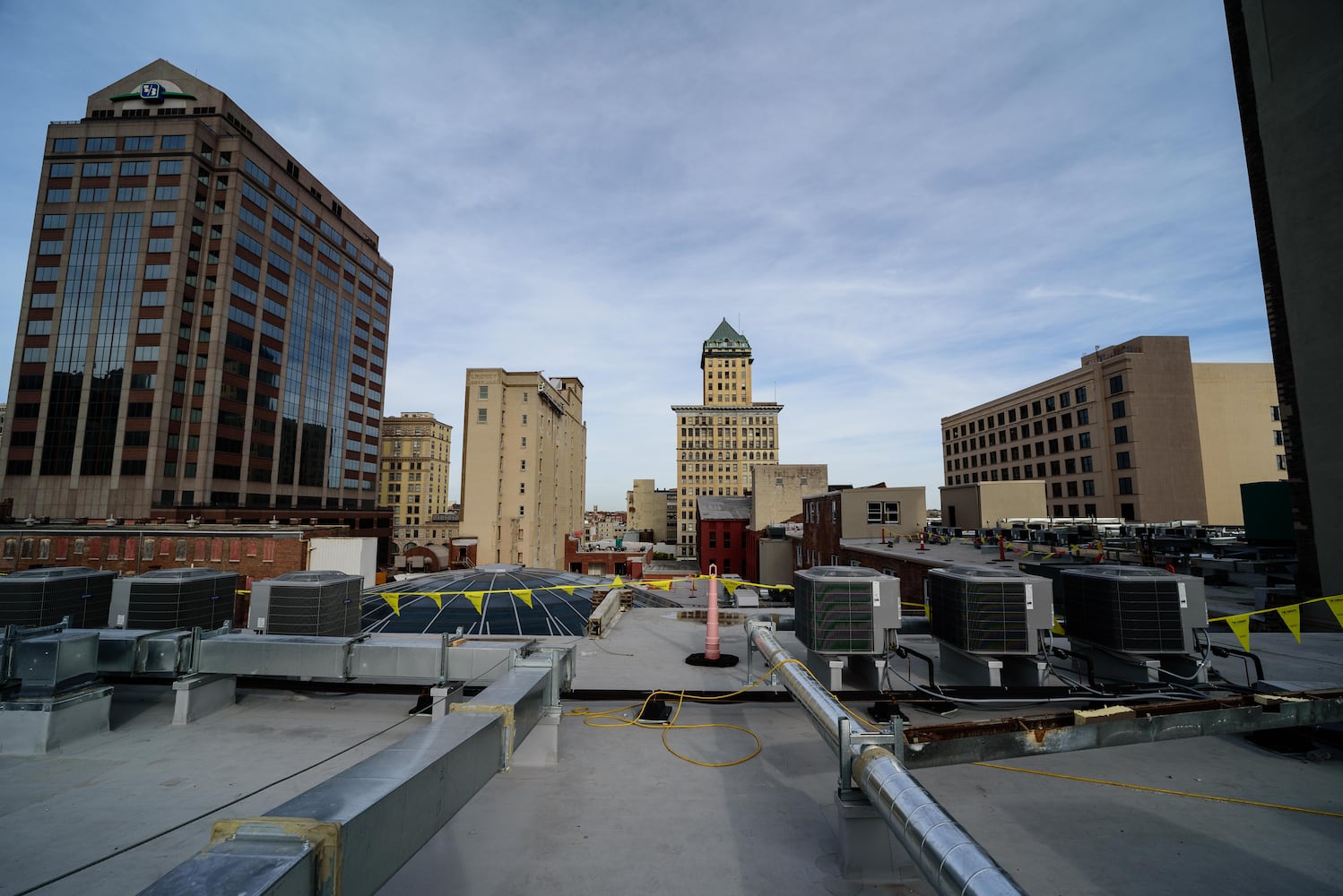 Dayton Arcade construction October 2020