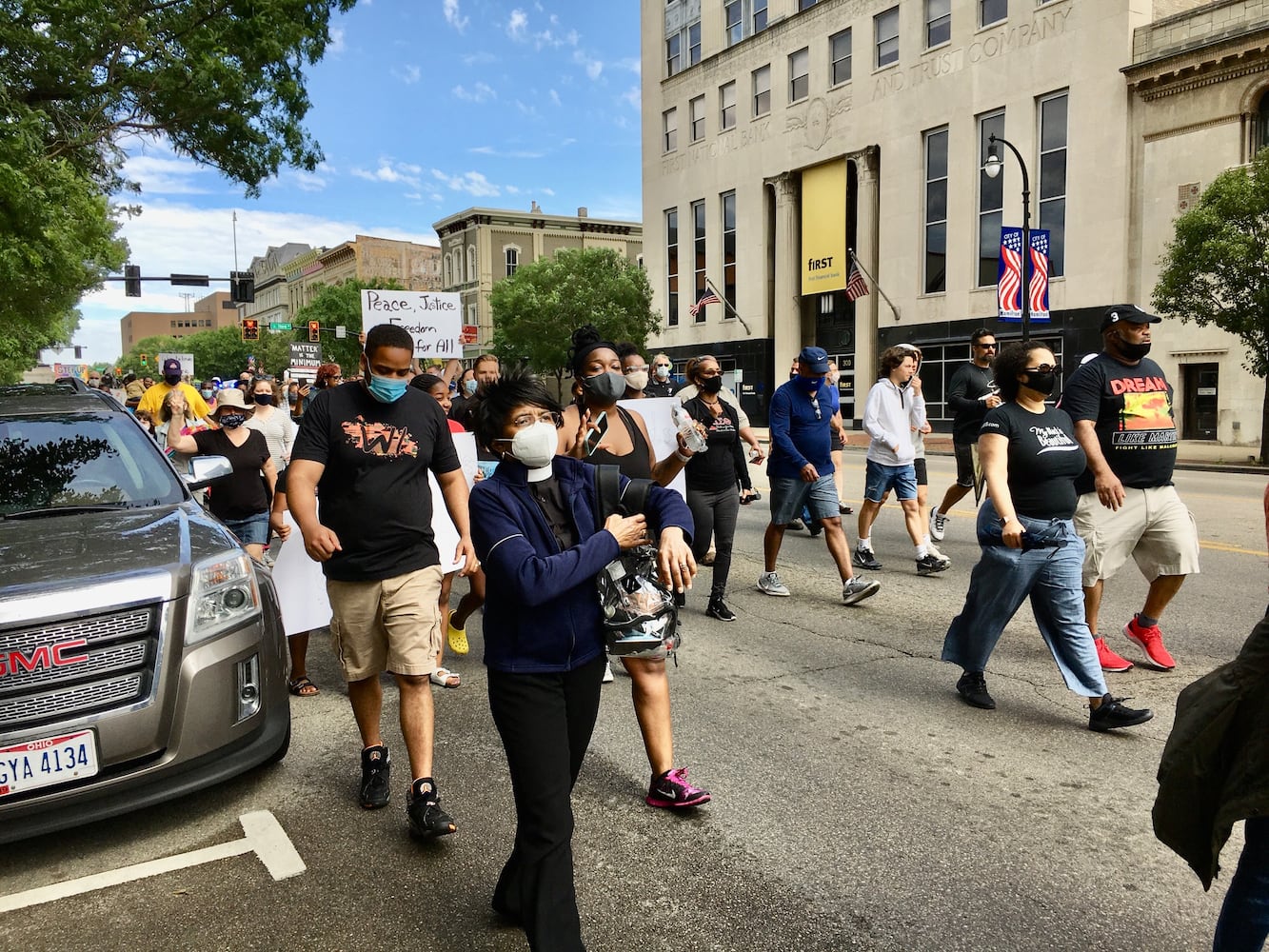 Hamilton protest march, June 13, 2020