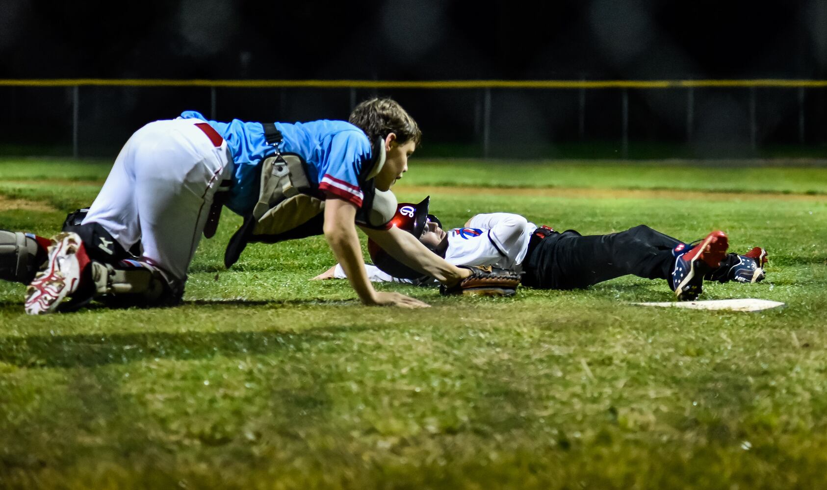 Youth baseball teams get back in action just after midnight