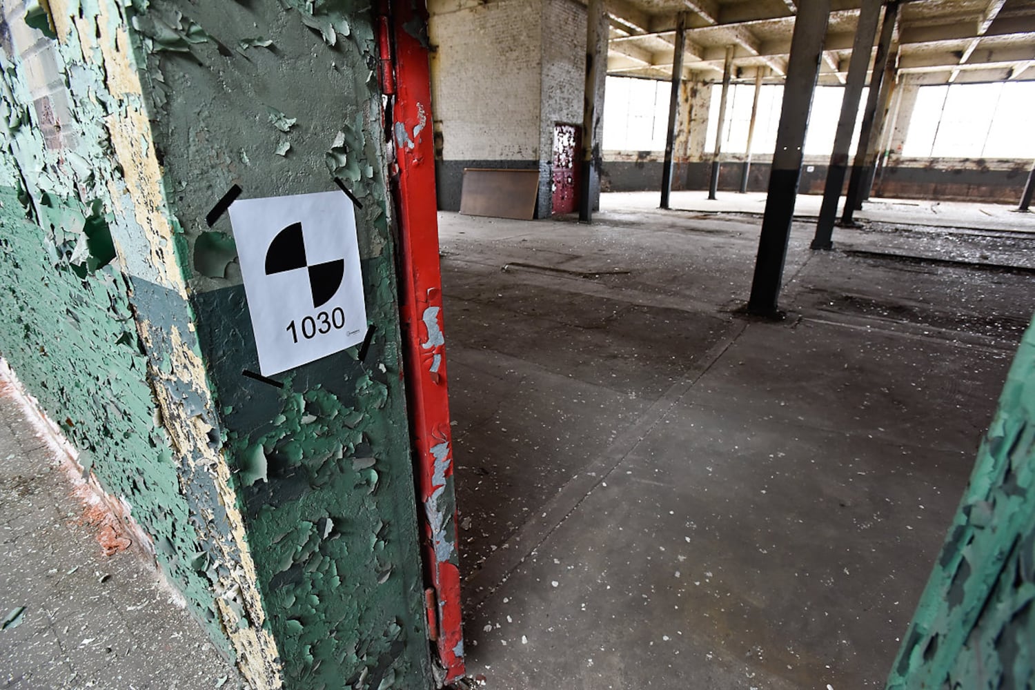 Tour of former Champion Paper Mill