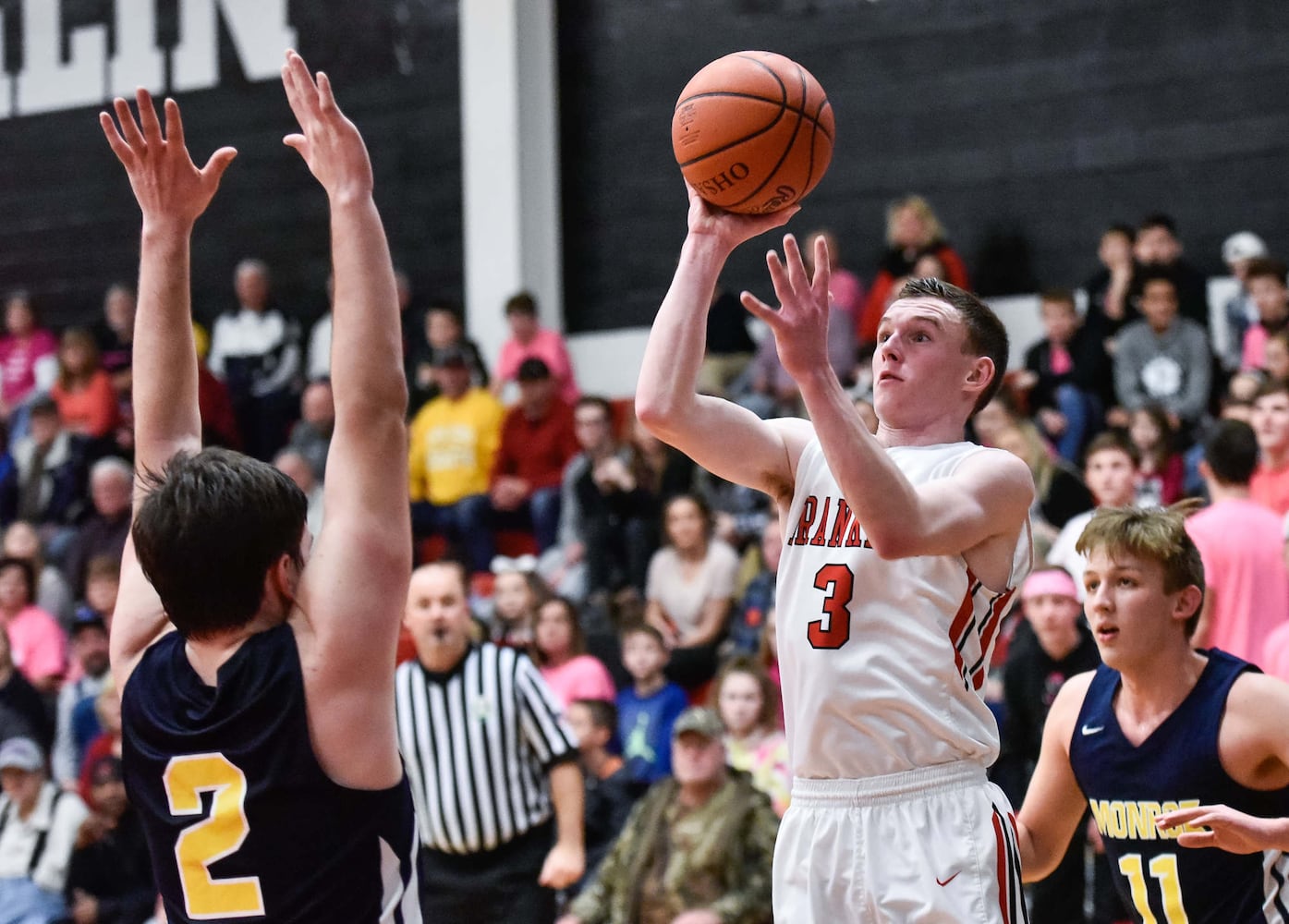 Franklin vs Monroe Basketball