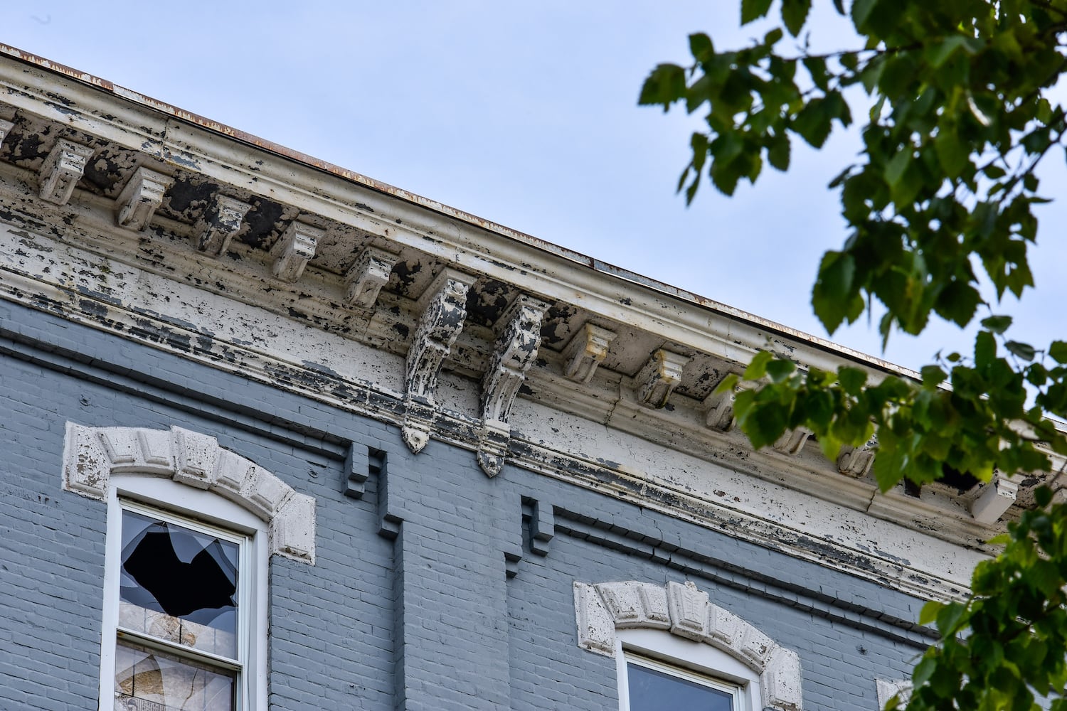 Architectural details salvaged from former Beckett Mill-Mohawk Fine Papers  office building in Hamilton