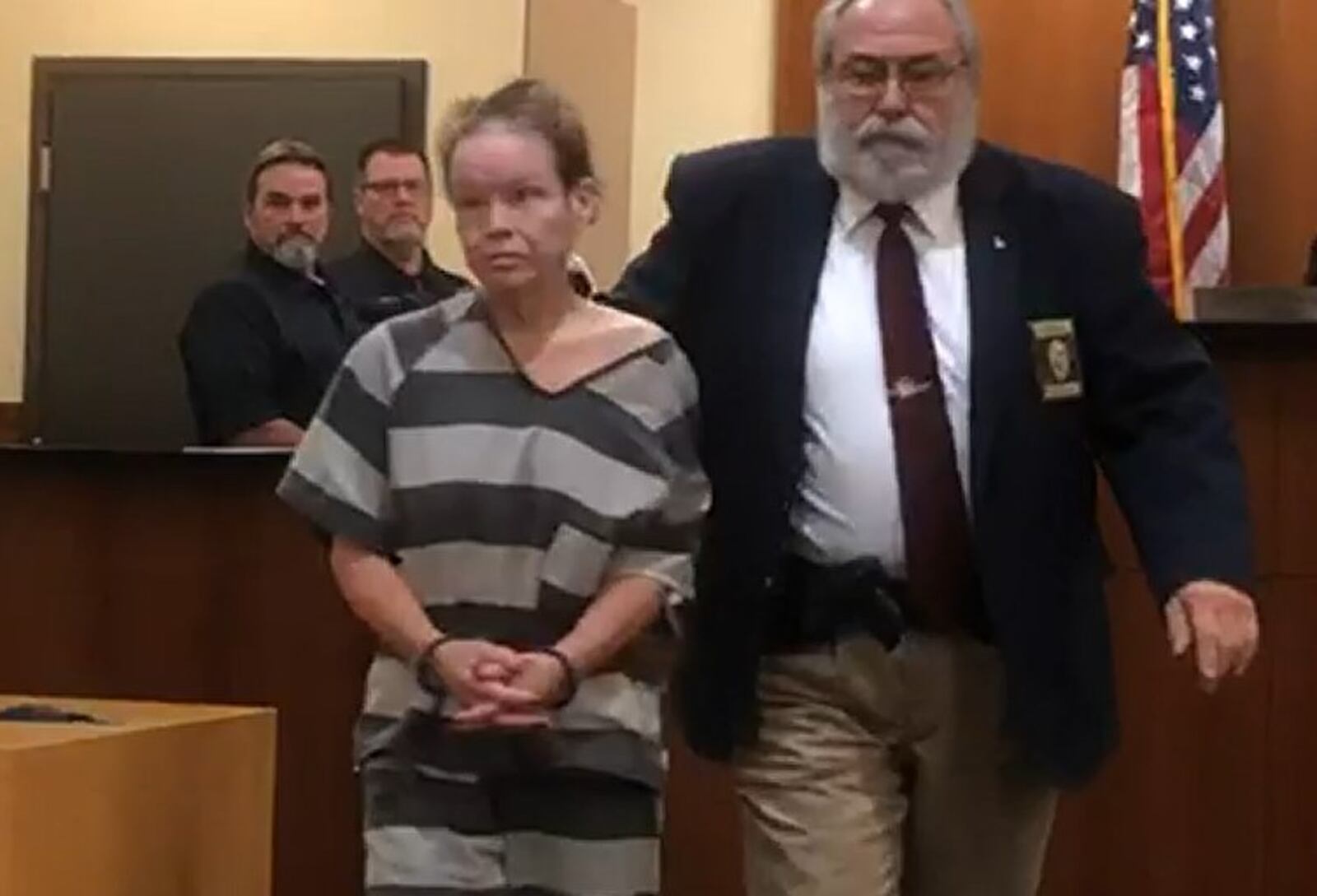 Bonnie Marie Vaughn, charged in the death of her live-in partner.