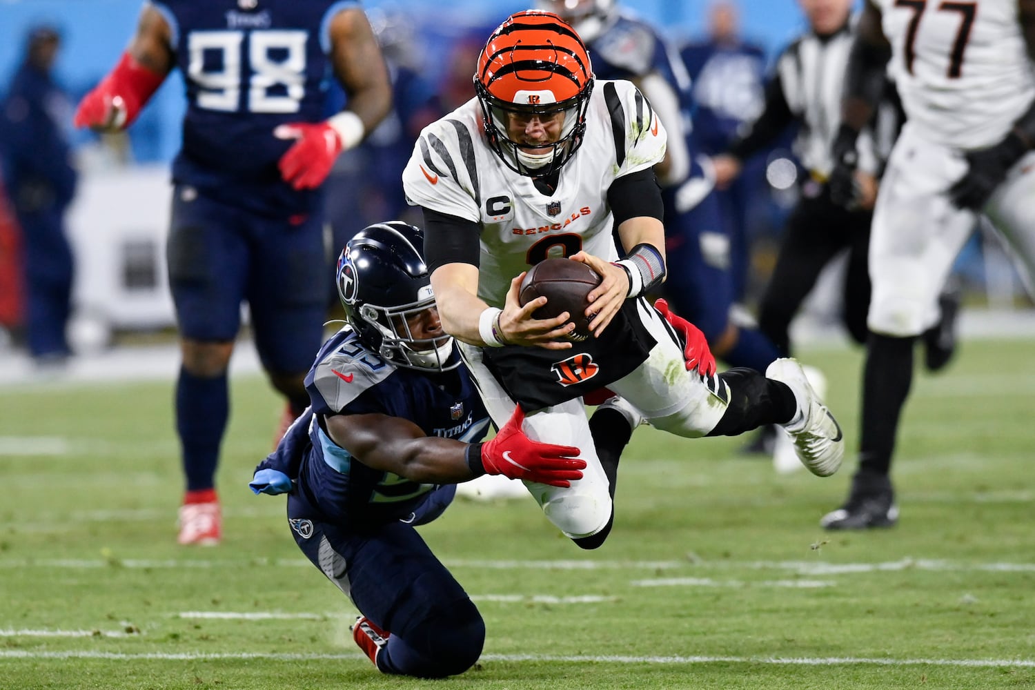 Bengals Titans Football