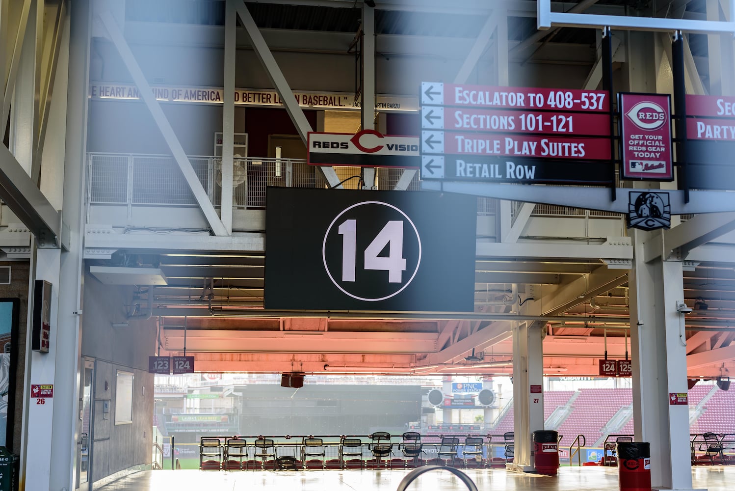 PHOTOS: Pete Rose Memorial at Great American Ball Park in Cincinnati