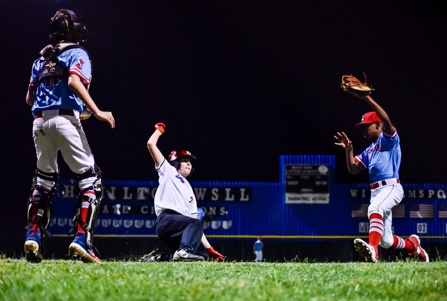 Youth baseball teams get back in action just after midnight