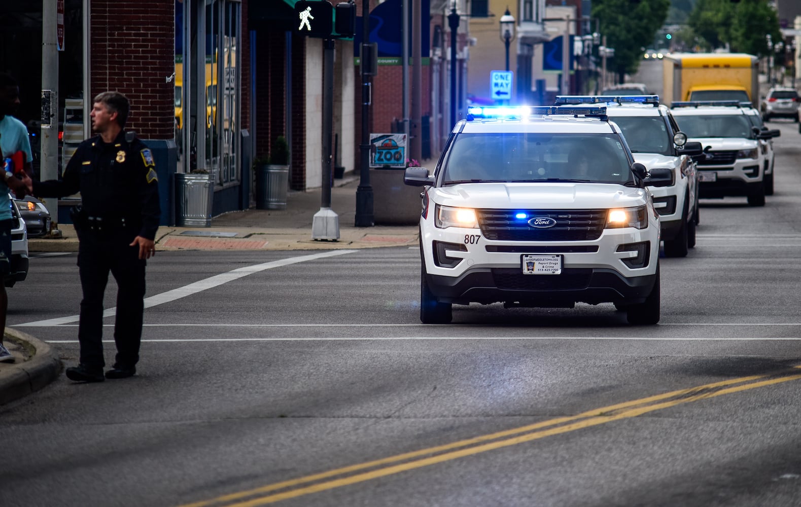 Crowd gathers for peaceful protest and march in Middletown