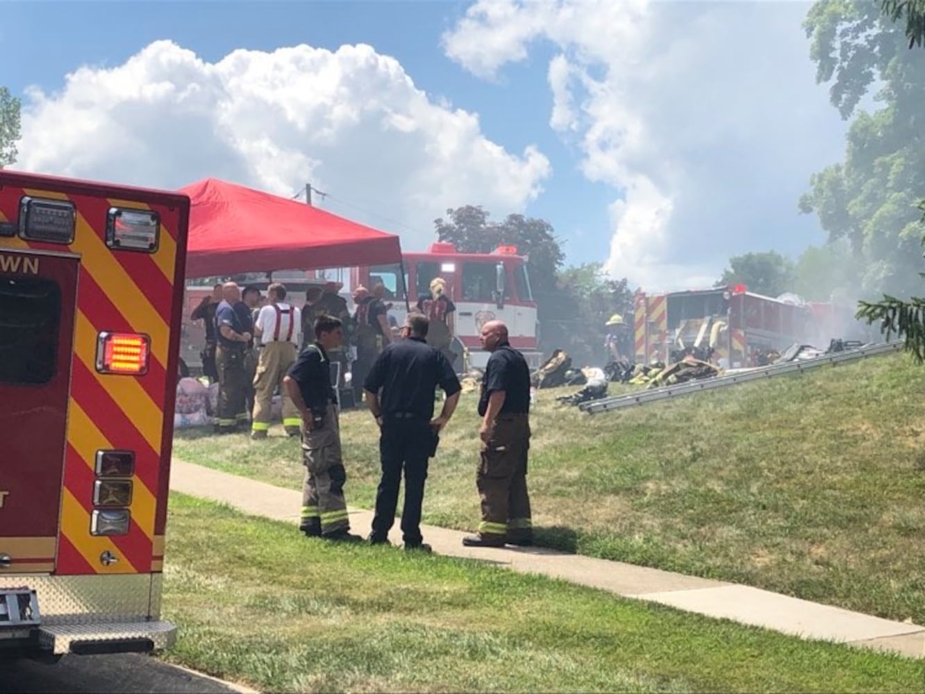 PHOTOS: Apartment fire in Middletown