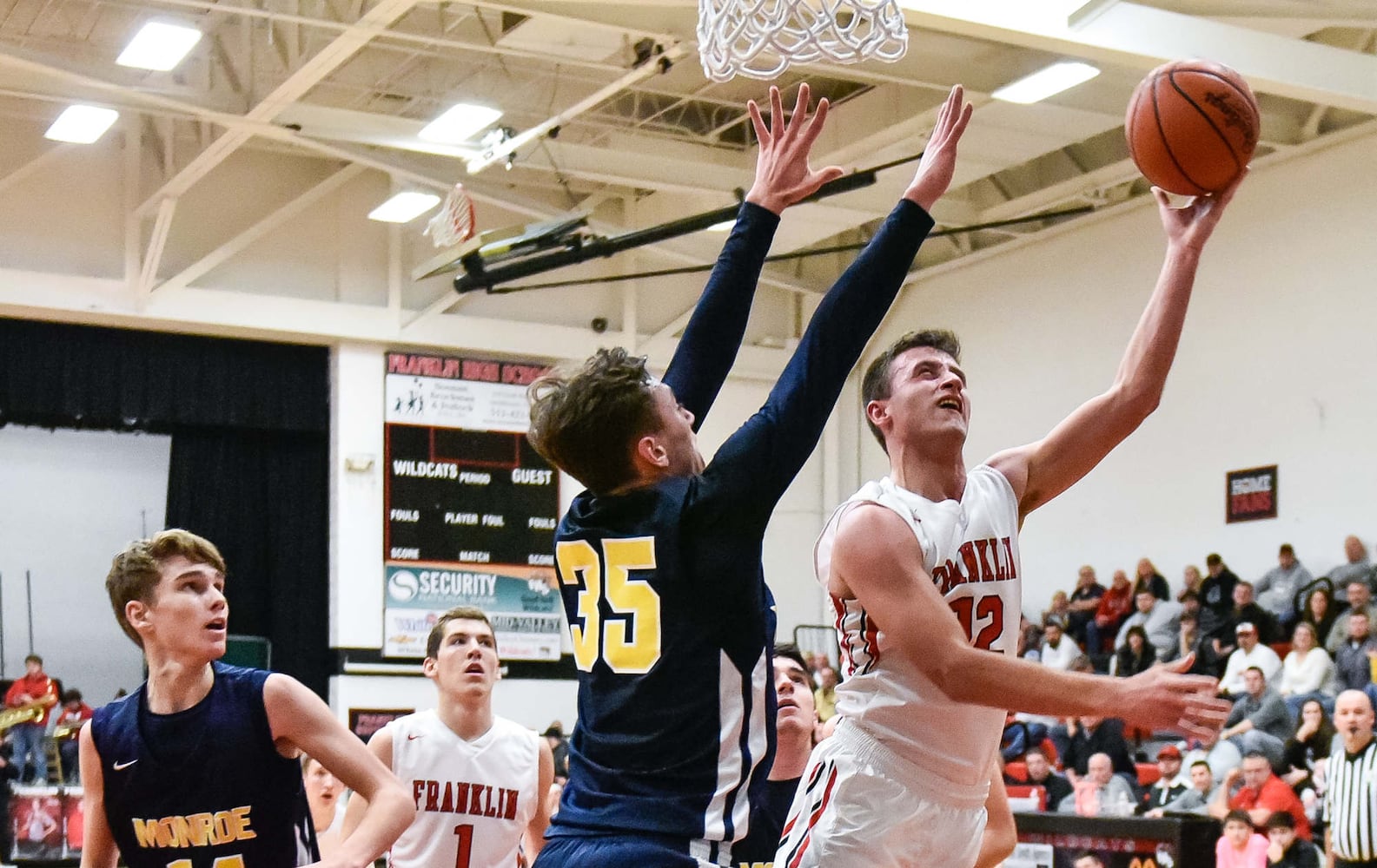 Franklin vs Monroe Basketball