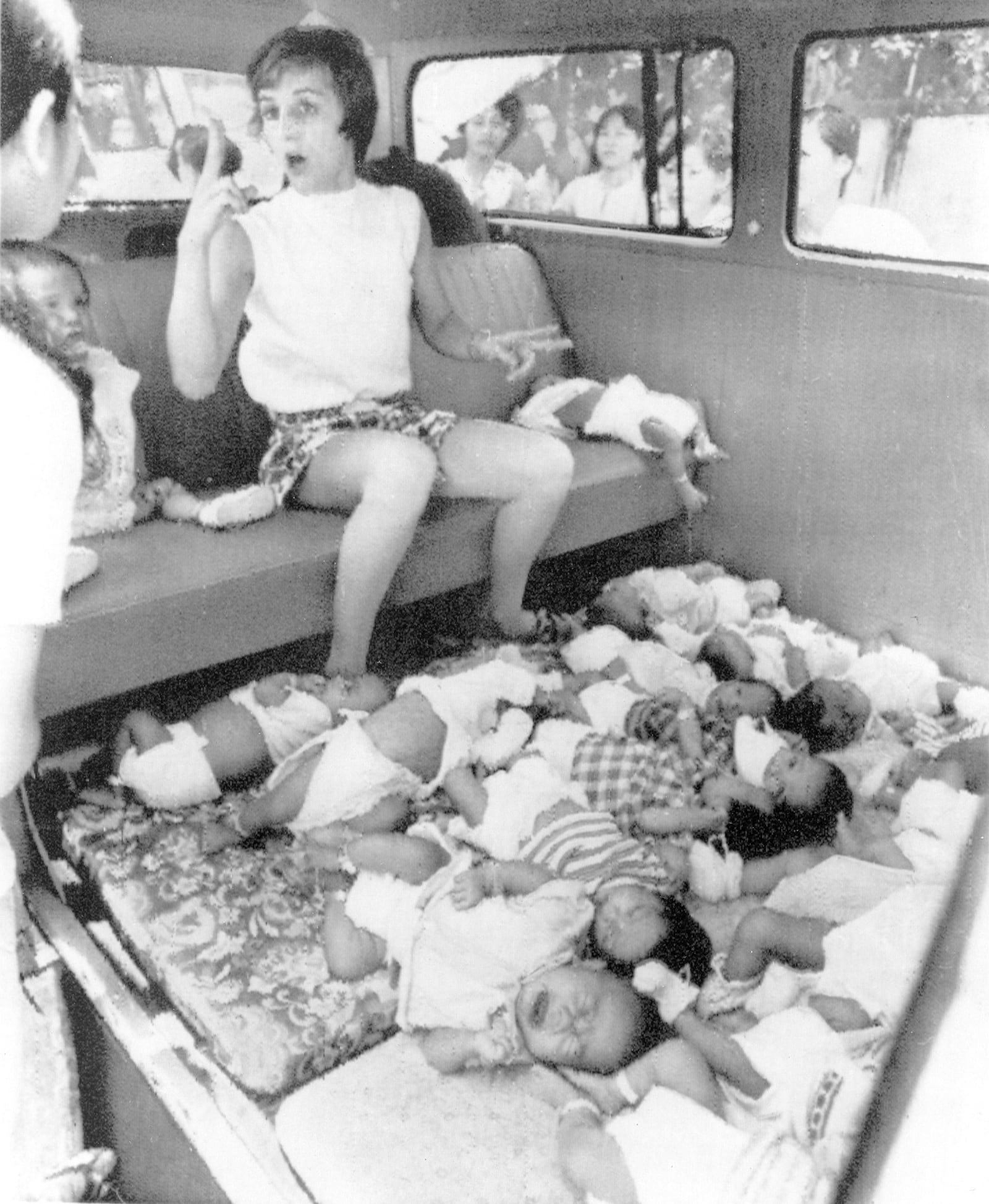 Operation Babylift babies were transported by busses and vans from orphanages to planes to be evacuated. By the time Operation Babylift was complete, more than 3,000 babies and children of Asian American descent were evacuated to the United States.