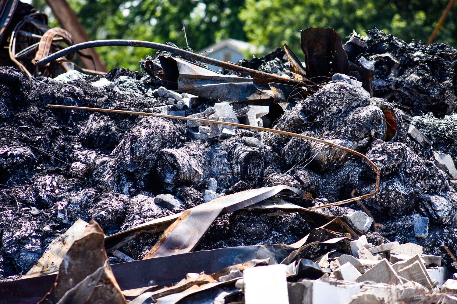 Crews demolish warehouse after massive fire in Hamilton