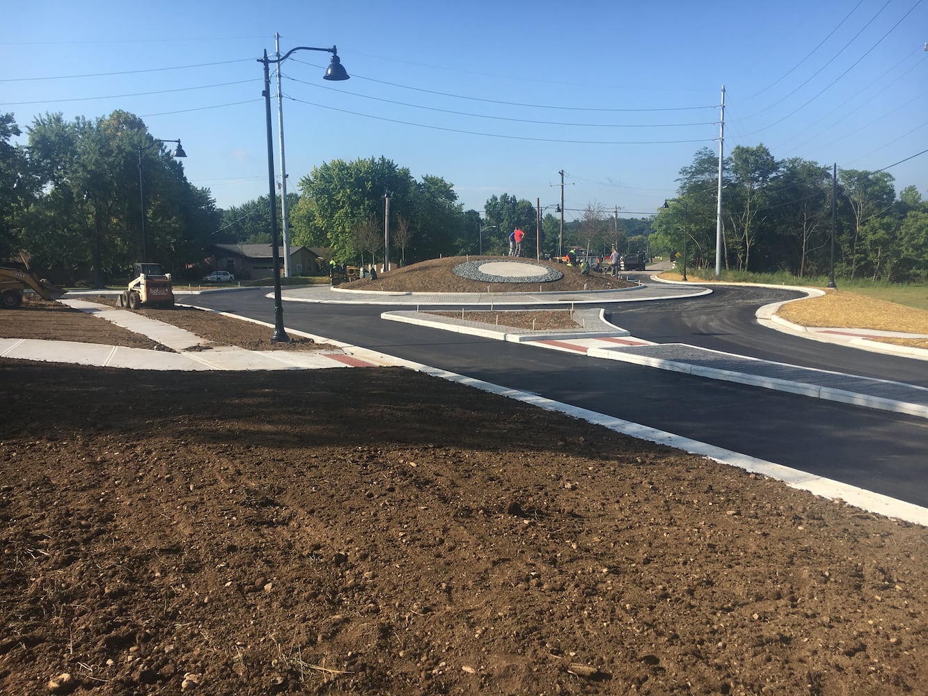 PHOTOS: Fairfield’s first modern roundabout construction progression