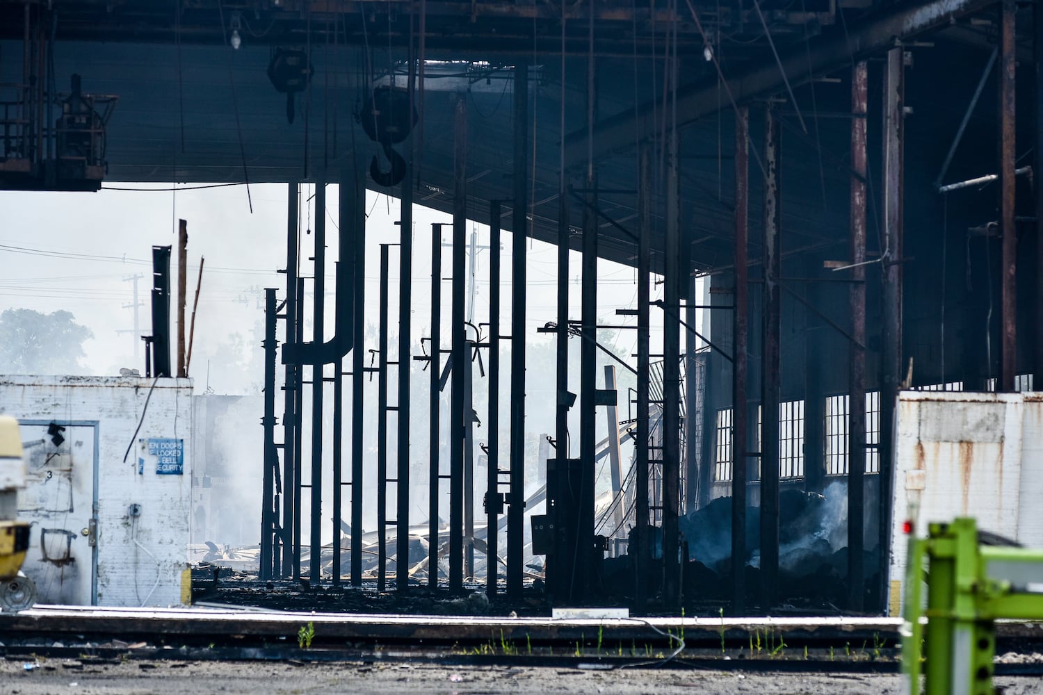 Aftermath of massive warehouse fire in Hamilton