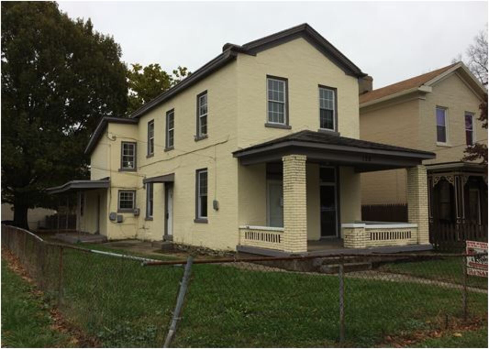 This house at 128 S. C St. in Hamilton is being offered for sale by the city. PROVIDED