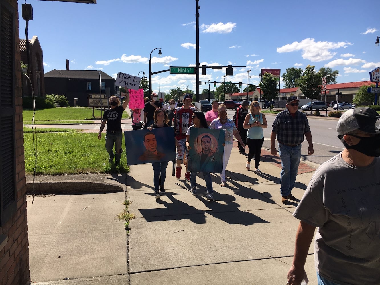 PHOTOS: Hundreds march in protest during Hamilton event at courthouse