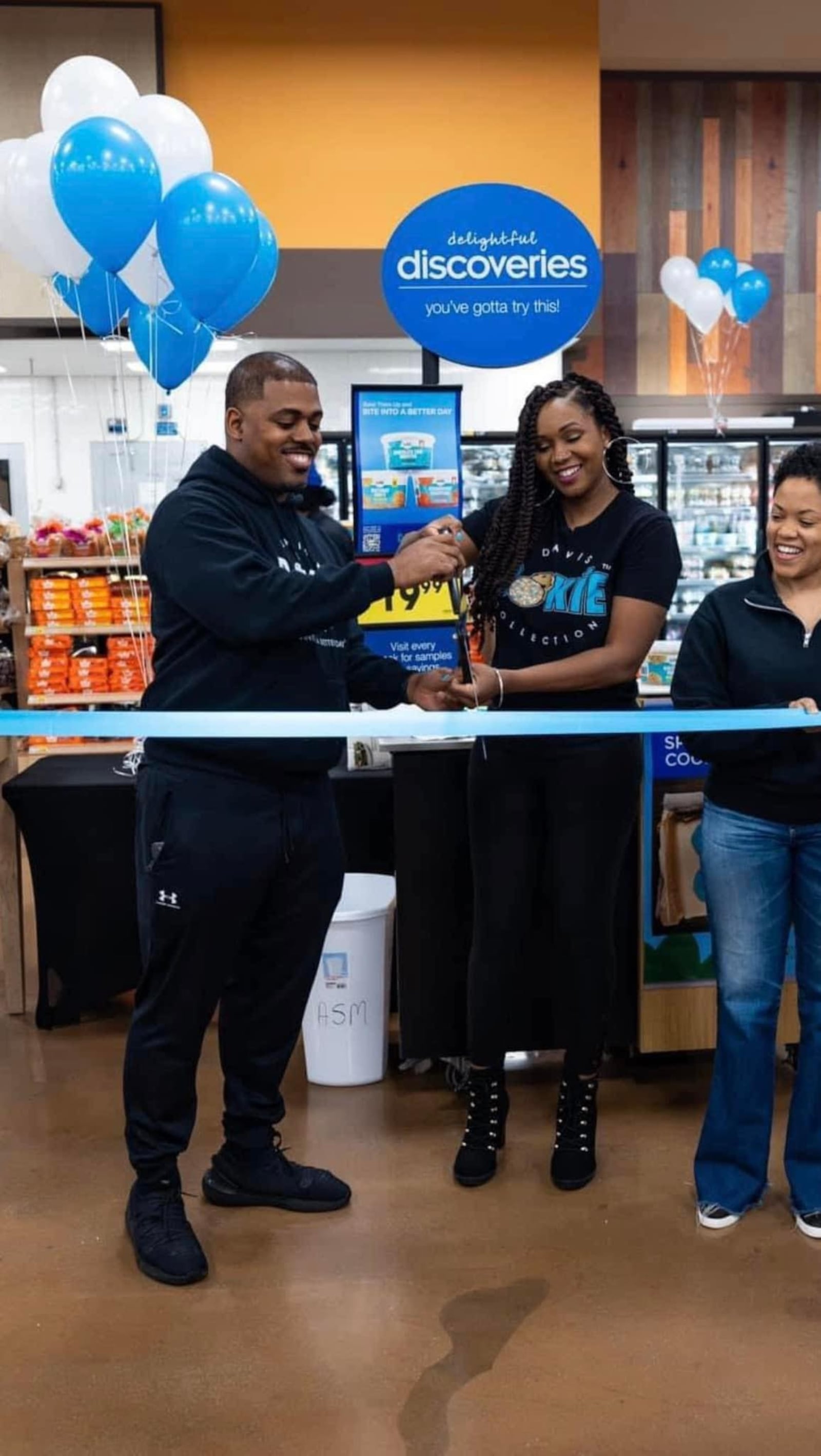 Cookies from Davis Cookie Collection in Cincinnati will soon be available at Mz. Jade’s Soul Food inside W. Social Tap & Table. Pictured are Christina and Miles Davis, the owners of the cookie company (CONTRIBUTED PHOTO).