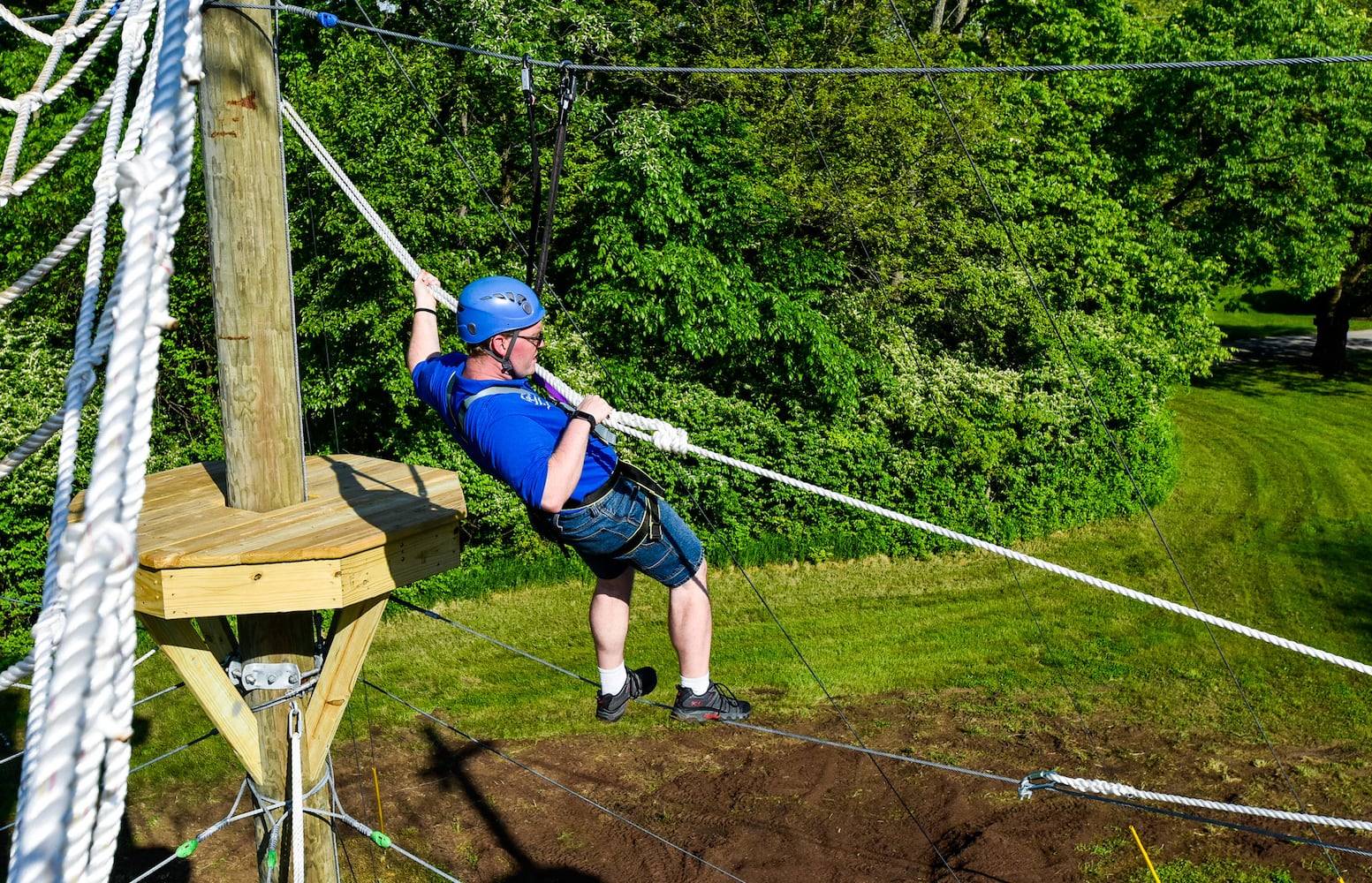 High ropes course now open at YMCA's Camp Campbell Gard in Butler County