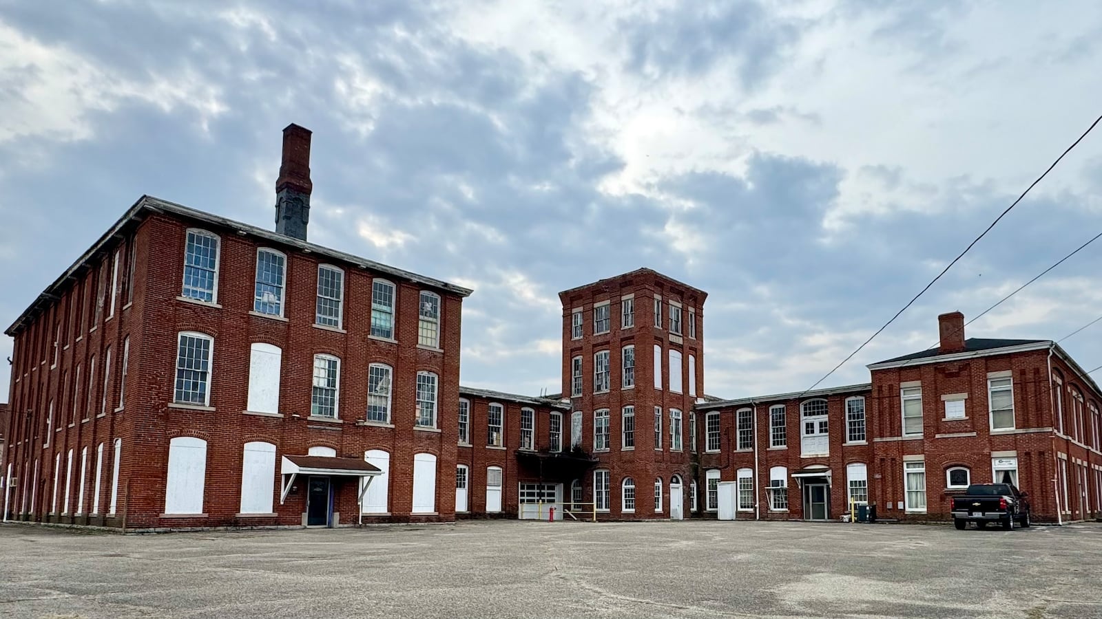 Pictured is the Shuler Benninghofen building, the former woolen mill in Lindenwald. The state is considering providing the redevelopment of the 129-year-old structure into a mixed-used development which would provide residential opportunities as well as commercial and restaurant spaces. MICHAEL D. PITMAN/STAFF