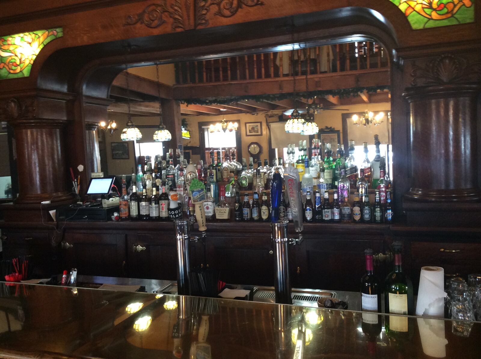 The bar at The Florentine, the Dayton area's oldest restaurant that traces its history to 1816, is gearing up to add a small craft brewery, its owners confirmed. FILE/MARK FISHER