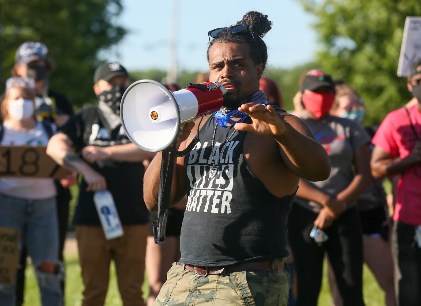 PHOTOS Crowd gathers at West Chester protest