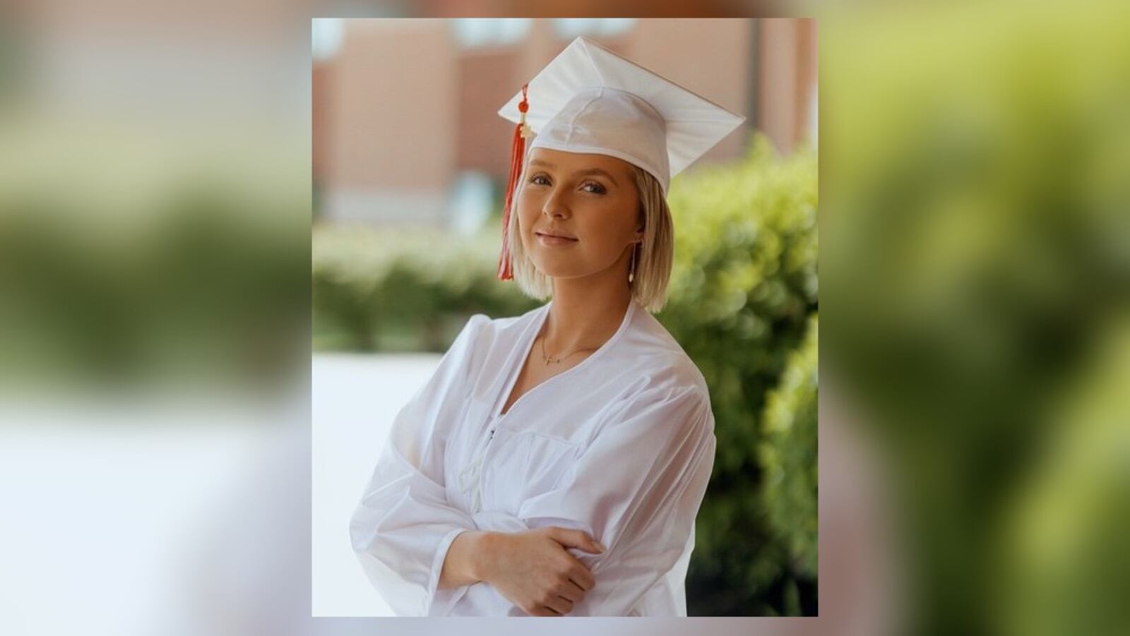 After extensive chemotherapy Mattie Cole now has a Madison High School diploma in her hand as she approaches the two-year anniversary of her last treatment. She plans to study radiology at  Sinclair Community College. (Provided Photo\Journal-News)