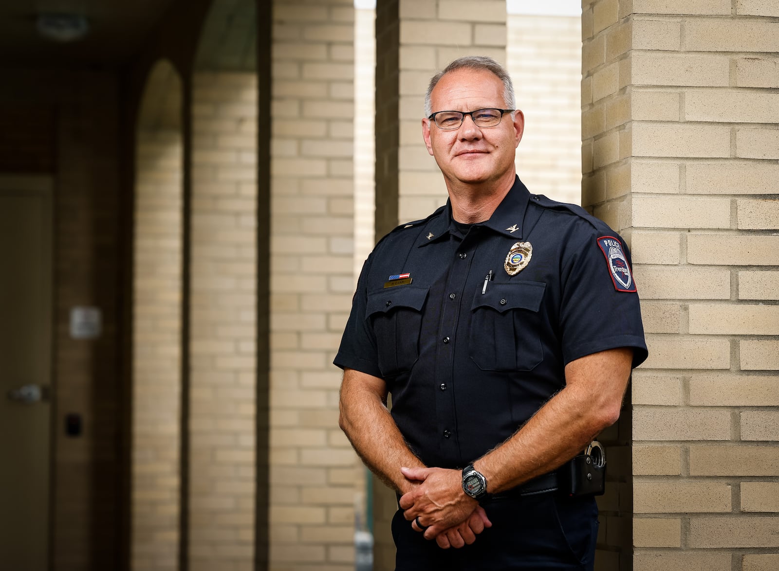 The city of Trenton hire has hired Patrick Carr as new Police chief. NICK GRAHAM / STAFF