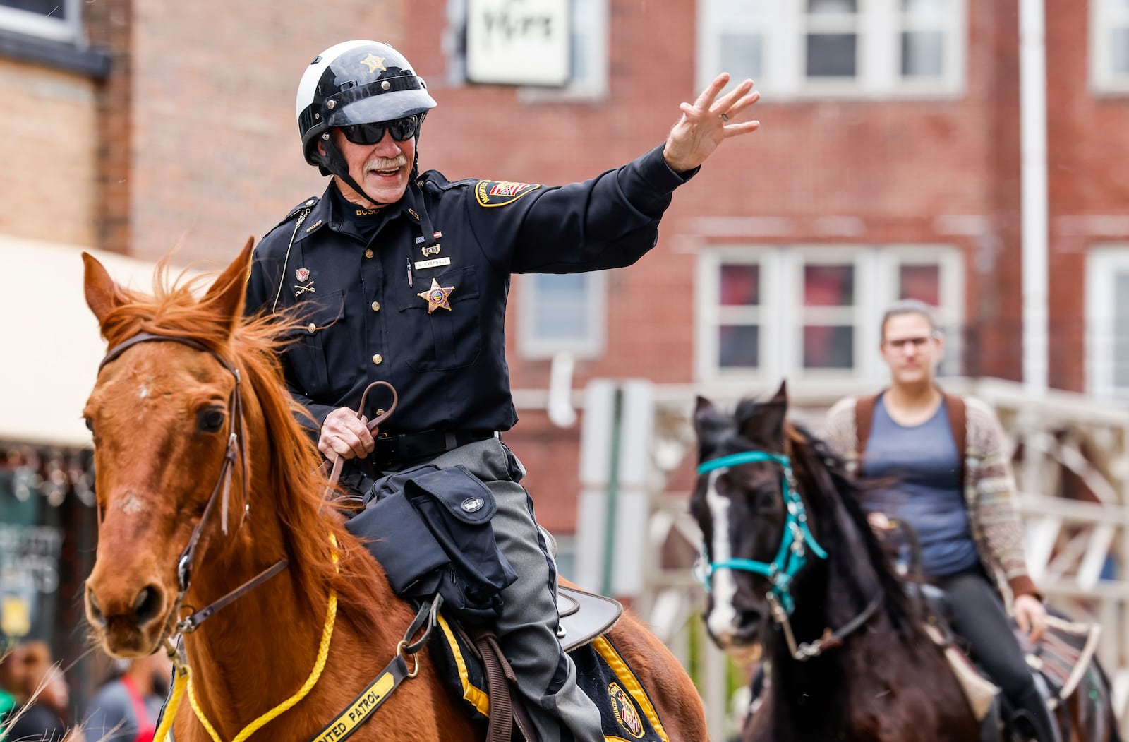 The Butler County Sheriff's Office mounted patrol unit will participate in the 2024 Lebanon Horse-Drawn Carriage Parade. In this file photo, the patrol participated in Middletown's first St. Patrick's Day parade Saturday, March 16, 2024 on Central Avenue. NICK GRAHAM/STAFF