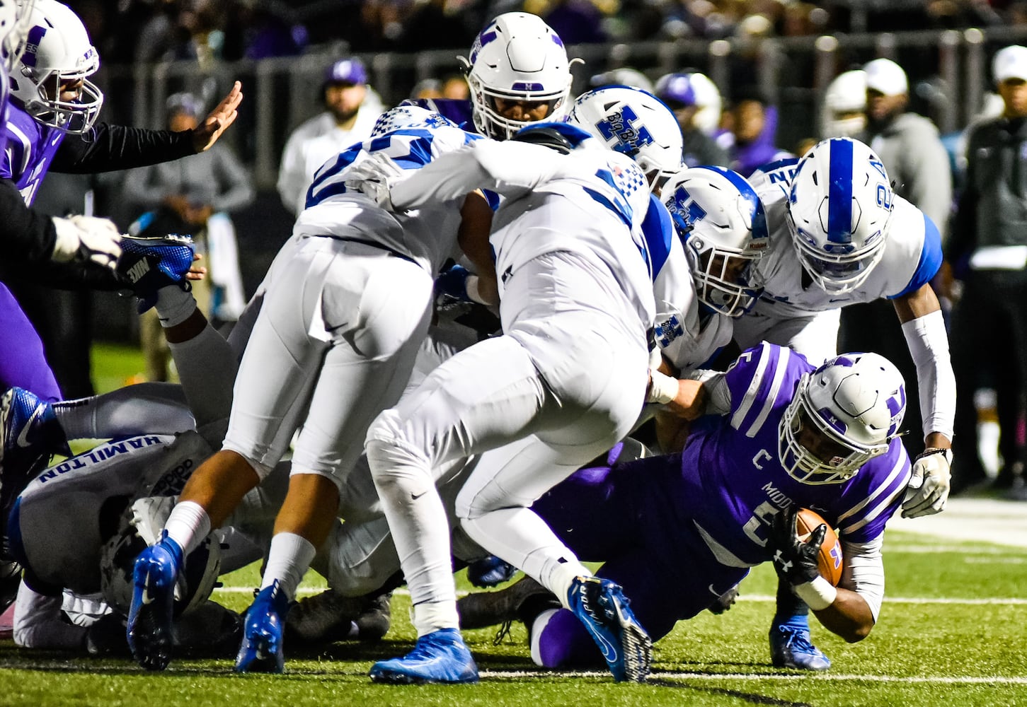 Hamilton Big Blue football beats Middletown Middies Friday, Oct. 19