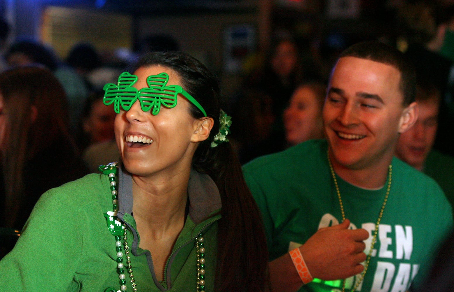 Green Beer Day in Oxford through the years