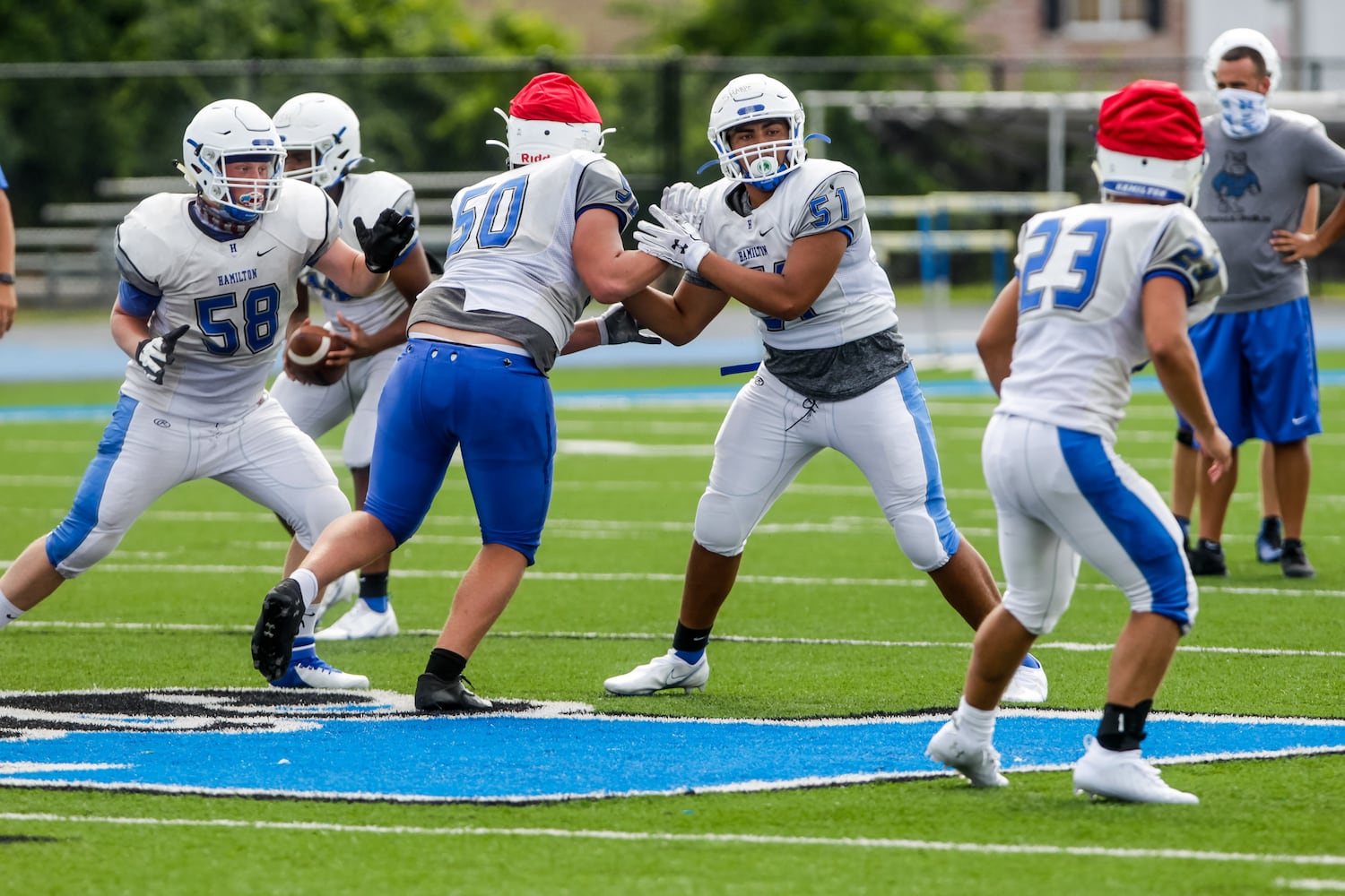 081220 Hamilton football practice