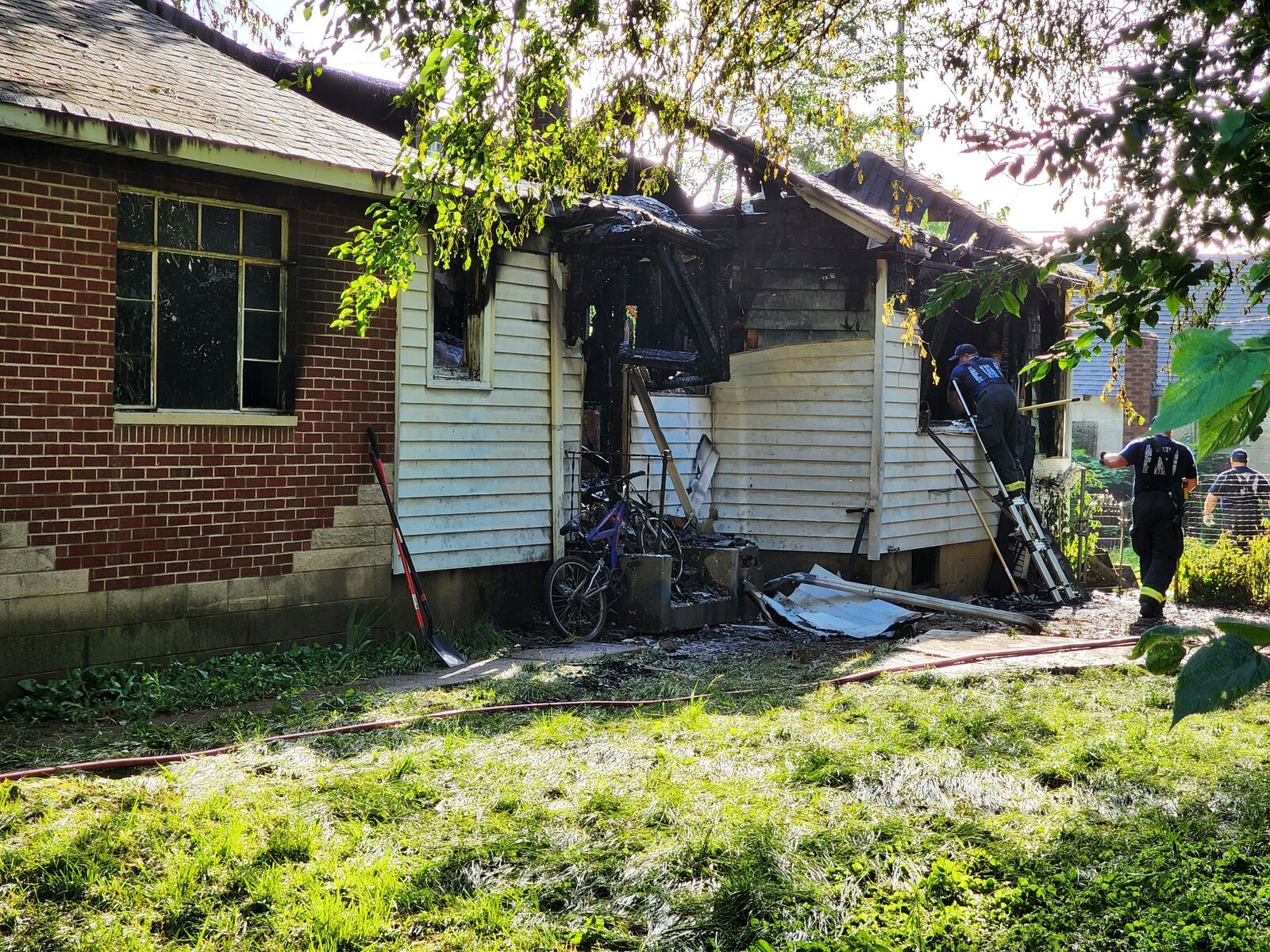 Hamilton firefighters were dispatched to the 3800 block of Pleasant Avenue for a structure fire and found heavy fire and smoke coming from the building, according to officials. NICK GRAHAM / STAFF