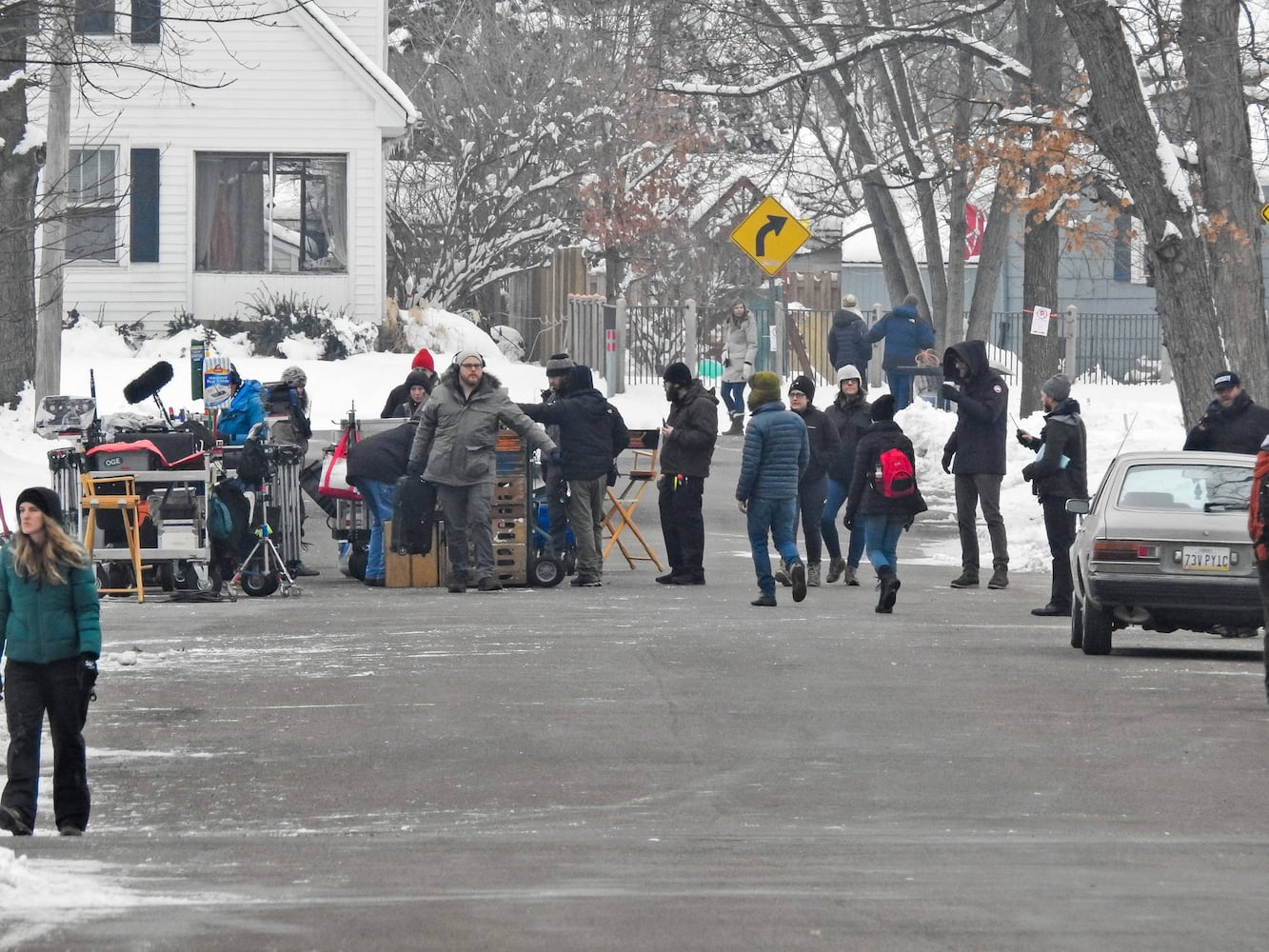 Movie starring Mark Ruffalo and Anne Hathaway filming in Hamilton