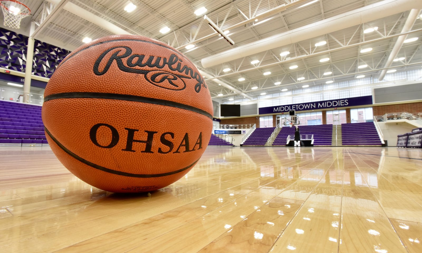 On Saturday, Dec. 9, Middletown’s boys and girls basketball teams open the new Wade E. Miller Arena on Breiel Boulevard. NICK GRAHAM/STAFF