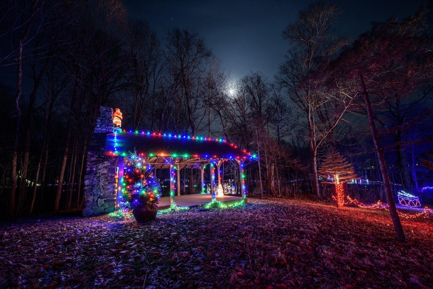 PHOTOS: Fort Saint Clair Whispering Christmas light display in Eaton