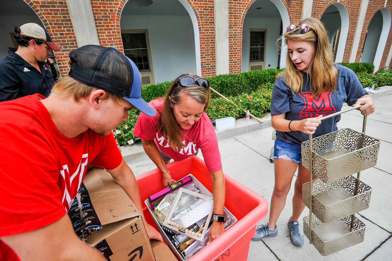 Move-In day at Miami University in Oxford