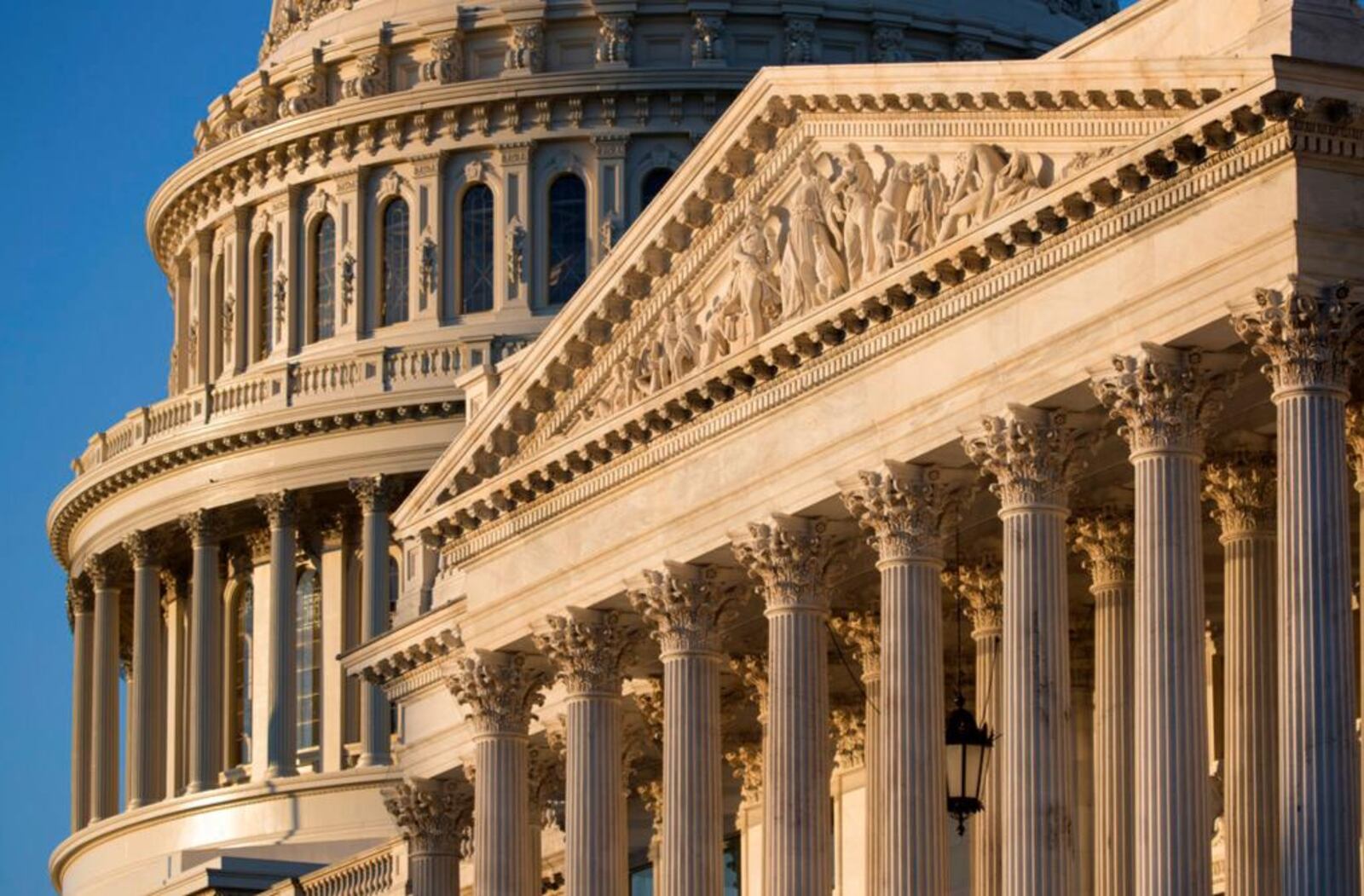 FILE - In this Jan. 25, 2017, file photo, the Capitol in Washington at sunrise. The coming battle over a Supreme Court nominee promises to be a bruising one. Republicans are eager for conservatives to gain a firm majority on the court. Democrats are voicing alarm about what the new justice could mean for charged issues such as abortion rights and gay rights.  (AP Photo/J. Scott Applewhite, File)