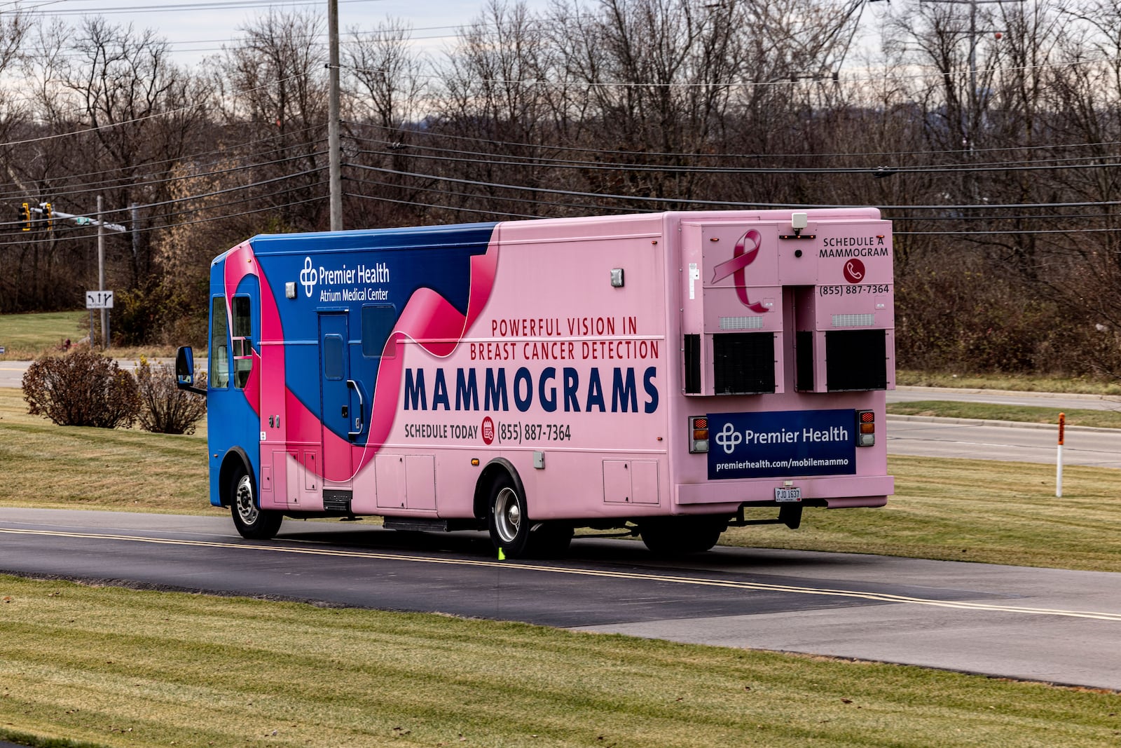 Premier Health's Mobile Mammography Coach, funded in part by the Atrium Medical Center Foundation, sees about 2,000 patients a year. SUBMITTED PHOTO