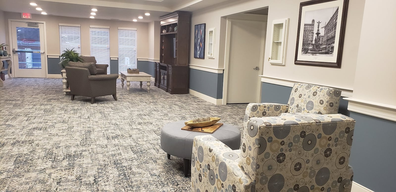 Chesterwood Village at 8073 Tylersville Road, West Chester Twp., spent about five months expanding its assisted living and memory care areas. Renovations added 36 units to give the facility 81 such units. ERIC SCHWARTZBERG/STAFF