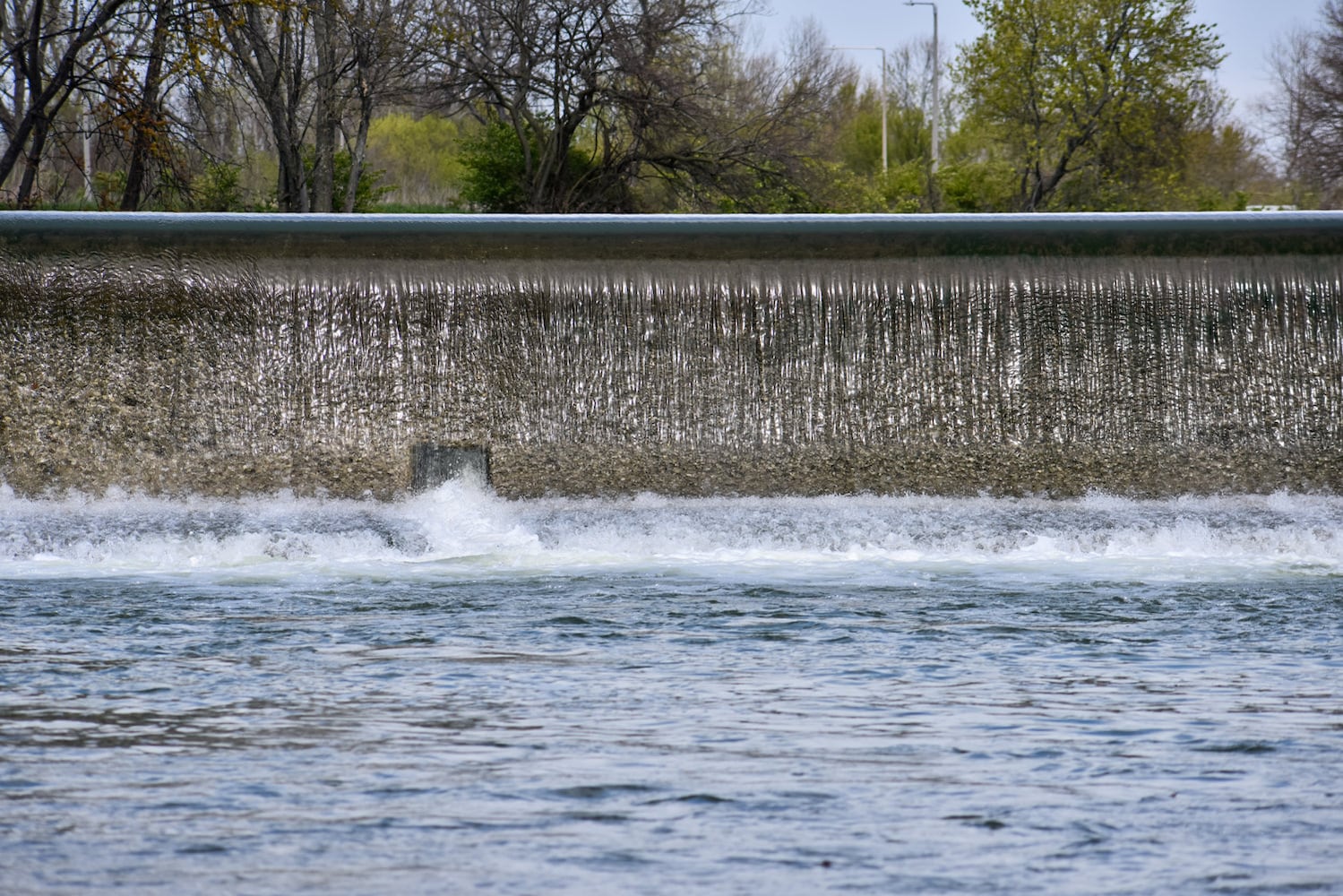 People enjoy the Spring weather in Hamilton