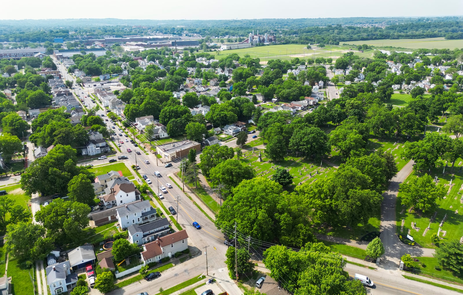 Heaton Avenue is part of the North Hamilton Crossing study area in Hamilton. North Hamilton Crossing is a planned transportation project to build a new bridge across the Great Miami River and a railroad overpass connecting northwest Hamilton to US127, State Route 4, and State Route 129. NICK GRAHAM/STAFF