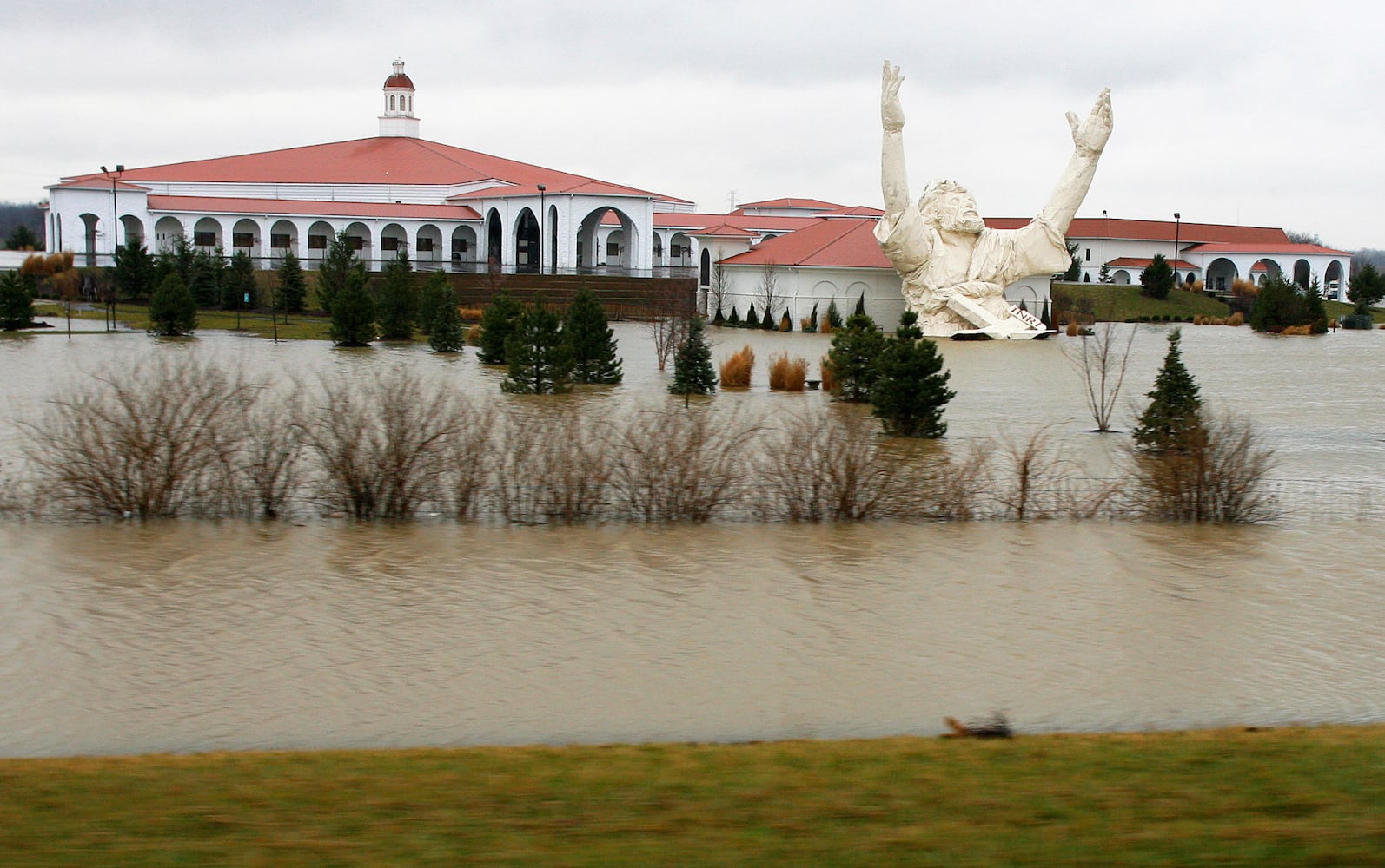 Throwback Thursday Jesus statue burns to the ground