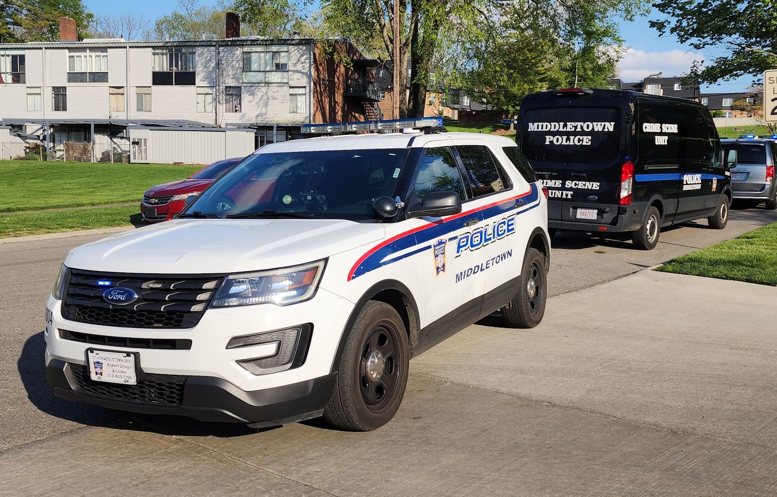 Middletown Olde Towne apartments standoff officer-involved shooting