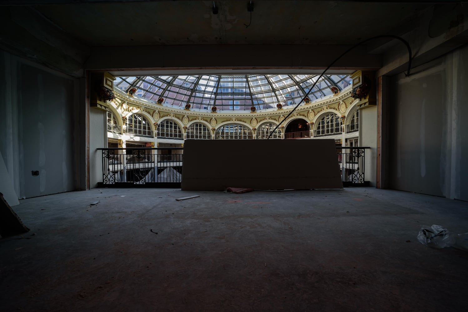 Dayton Arcade construction October 2020